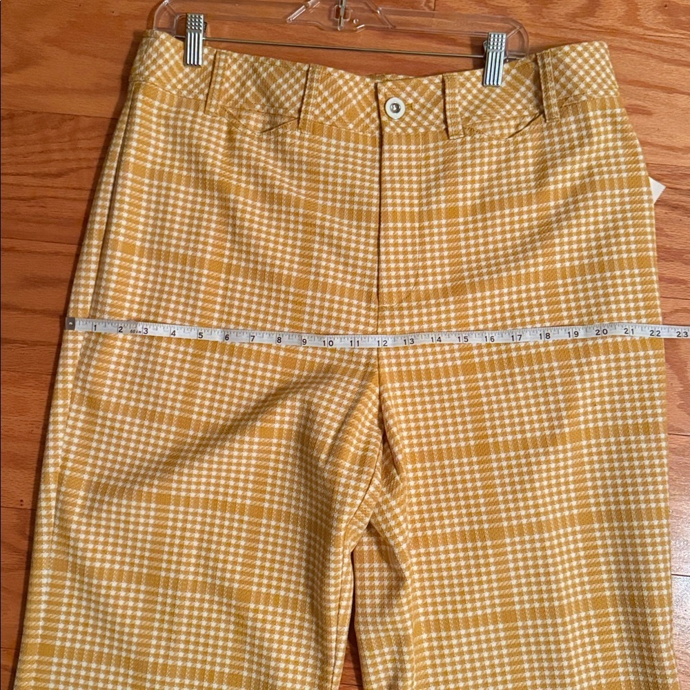 Anthropologie Maeve Retro Plaid Trousers, NWT, size 16 - Picture 16 of 16